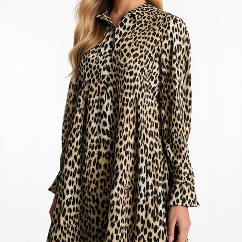 H&M Animal Print Dress Maxi size M